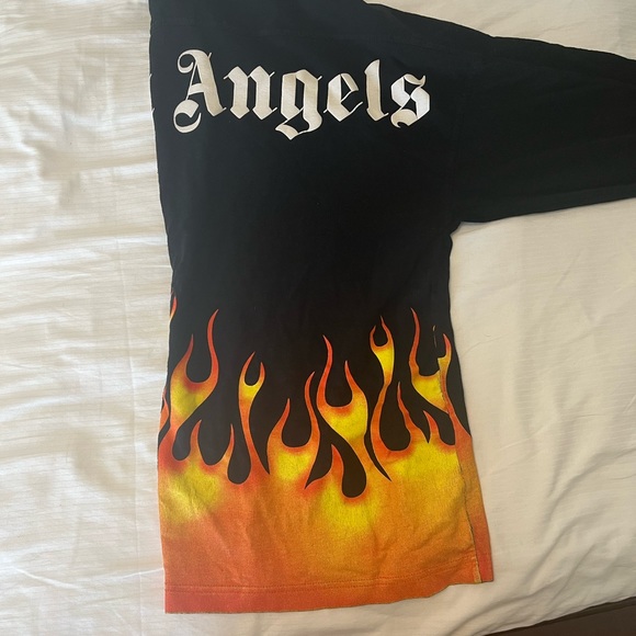 Palm angels , Size XS , black, orange, yellow tint tee - Picture 5 of 5